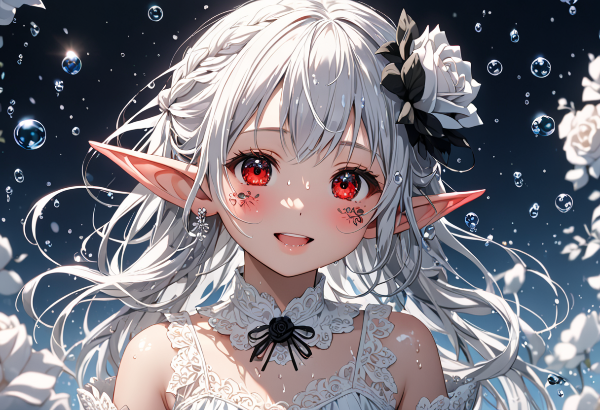 泡の森に咲くエルフの微笑み