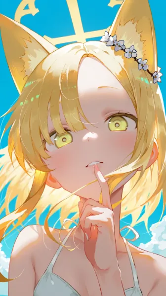 狐耳の金髪少女