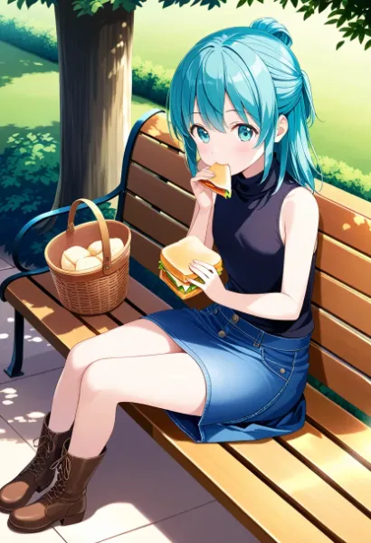 常磐アクア（お題：サンドイッチ）