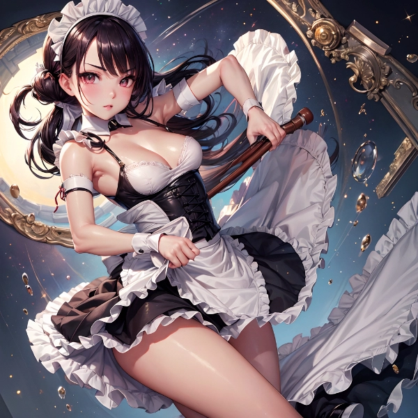 戦うメイドさん