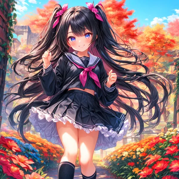 セーラー服な、秋のうちの子＊(2枚)