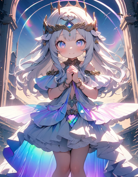 祈る(チビ）女神様