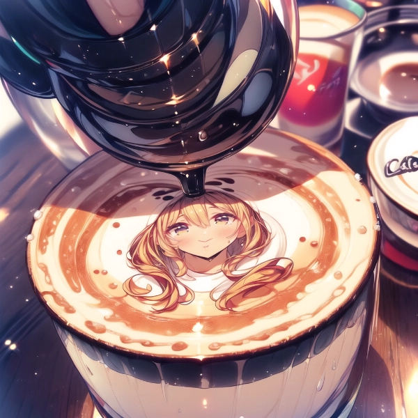 Latte AI art