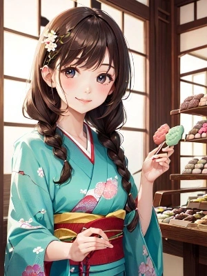 ナズナちゃんと和菓子