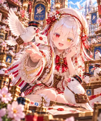 文鳥です！♪ ～玄葉に届ける、可愛すぎる小さな郵便屋さん♡～