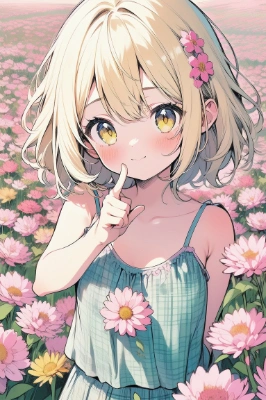 field of flowers