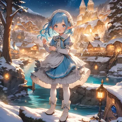 夜の灯り