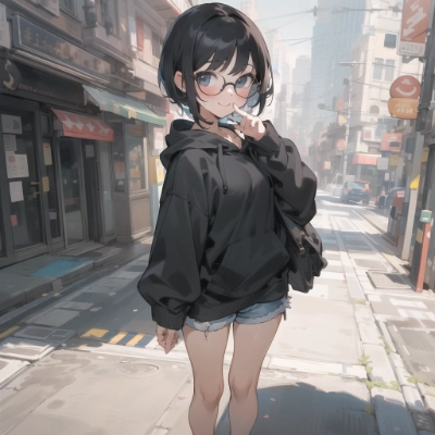 学園もの メガネっ子デート