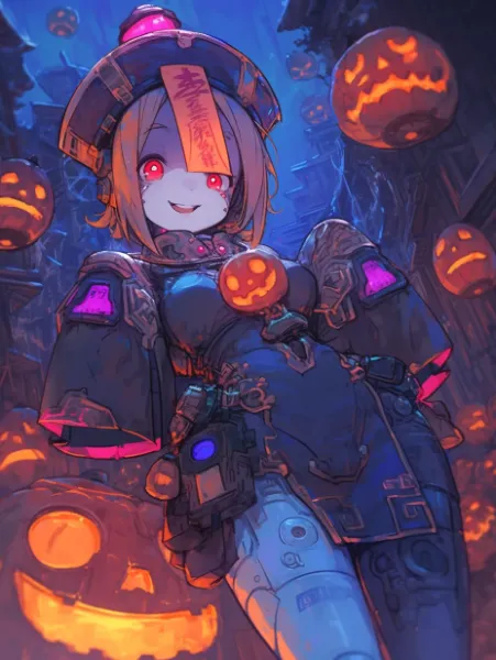 ハロウィンキョンシーちゃん