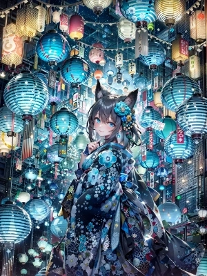 青の夏祭り