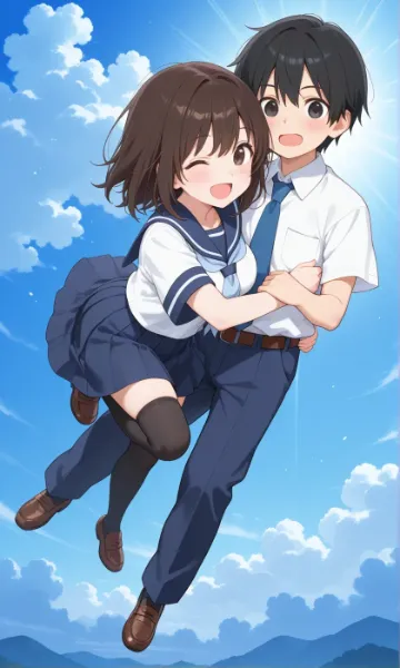 青空に舞う恋の抱擁