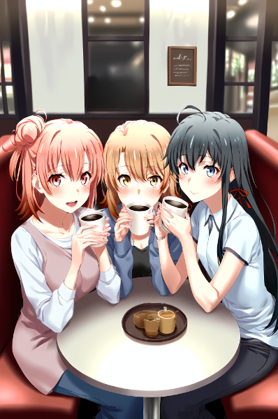 俺ガイルの3人でカフェタイム☕