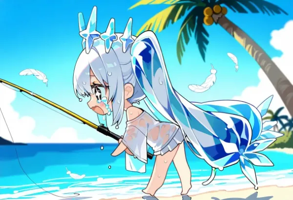 人参では釣れなかった…