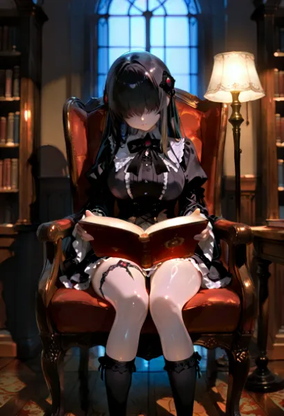 古き図書館の黒き読書姫