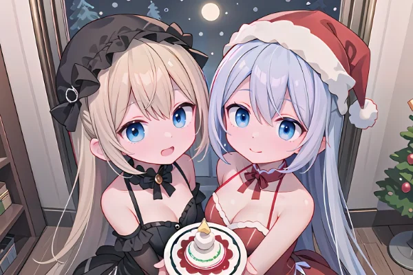 双子ちゃんとクリスマス(hotarubreed)