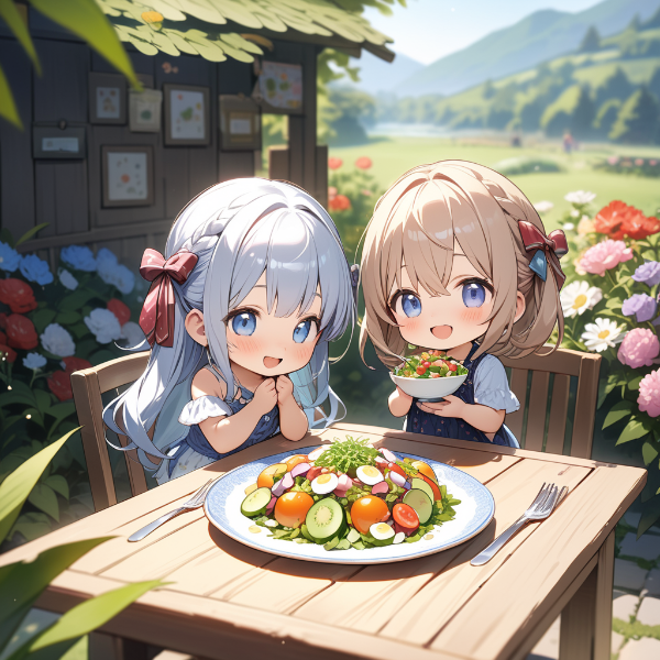 サラダパーティー☆