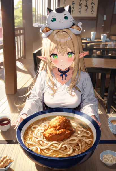 とり天うどん？
