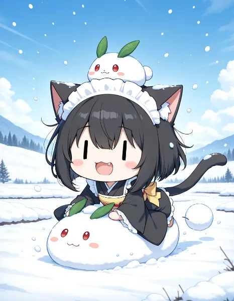 雪うさぎwithヘタぐるみ