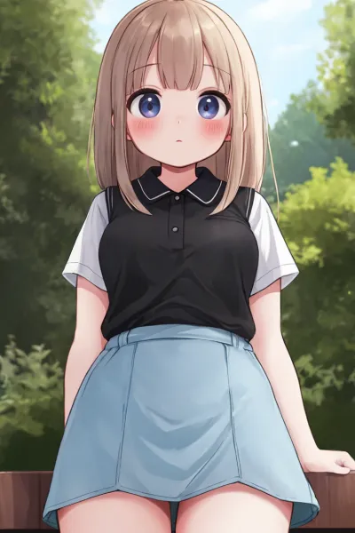 森のベンチで待つ少女の秘密