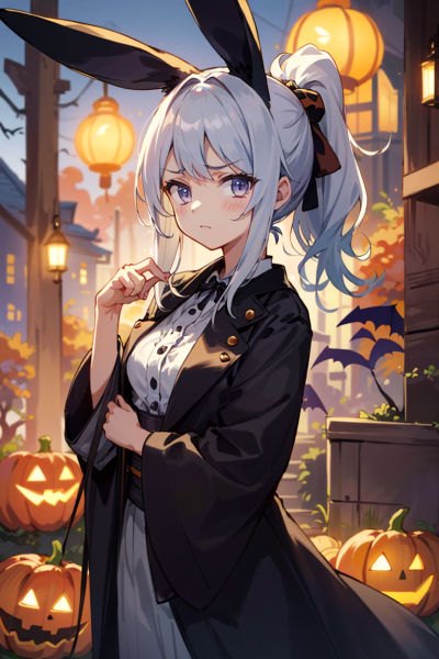 ハロウィンと少女