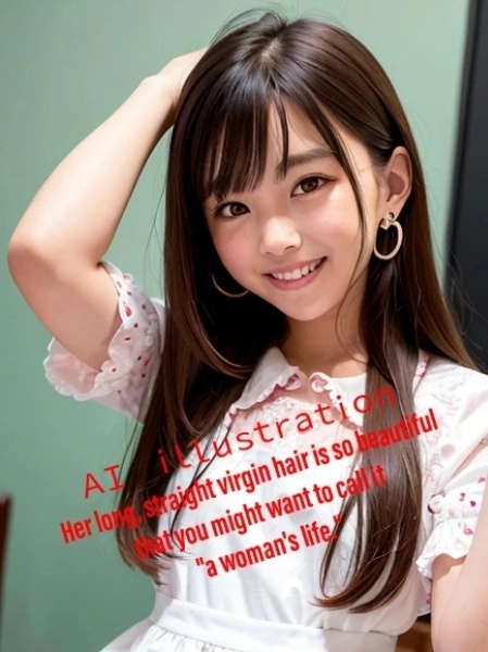プロンプト公開／バージンヘア美少女
