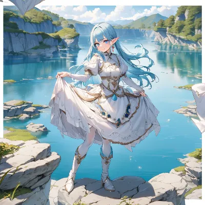 白ドレス