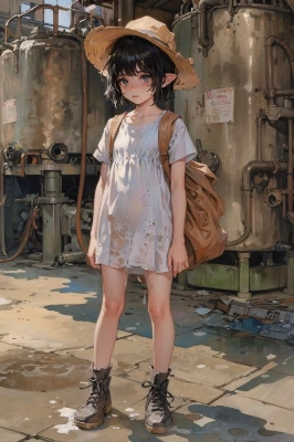 人のいない工場