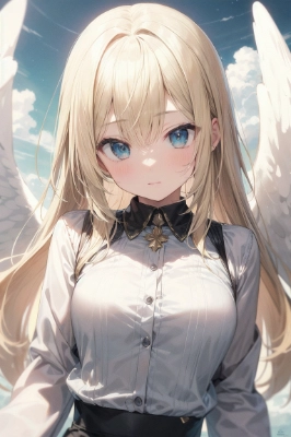君の背中に羽が見えた