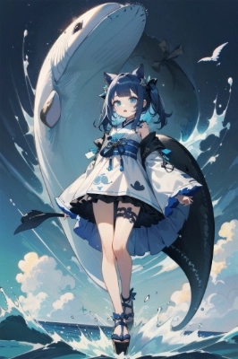 白鯨と少女