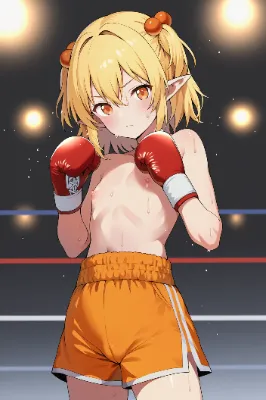 トップレスボクシングエルフさん