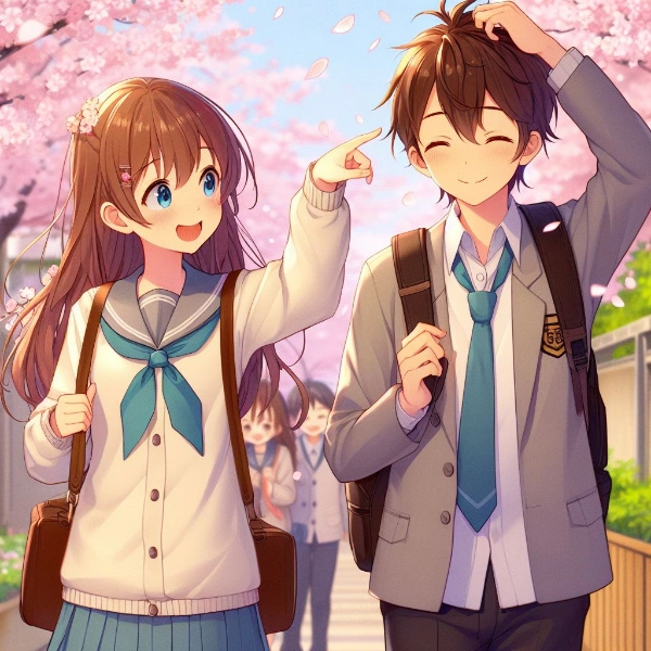 寝癖を指摘してくれる幼馴染