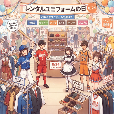 8/24 レンタルユニフォームの日