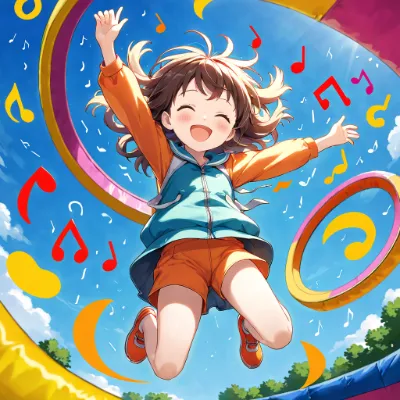 音符トランポリン♪