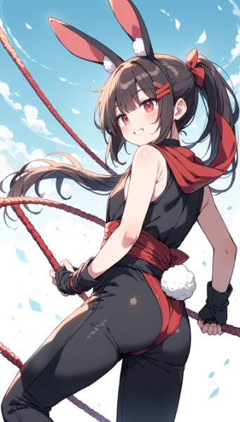 うさいち（うさぎ娘＋くのいち）