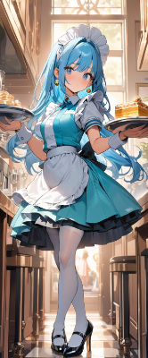 お昼のウエイトレスさん