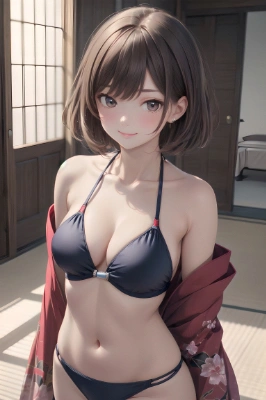 ビキニと着物