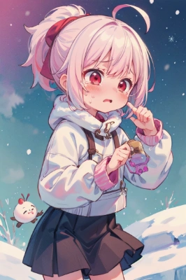寒いなあ…。