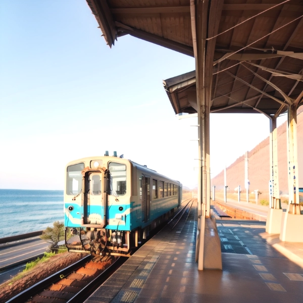 JR四国　予讃線下灘駅っぽいもの