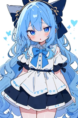 青髪少女