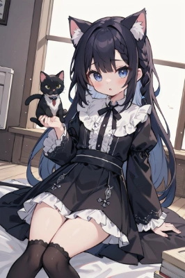 ゴスロリの少女