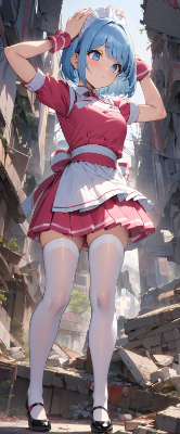 廃墟カフェの店員さん