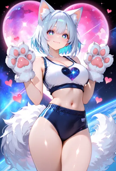 相も変わらず宇宙猫！