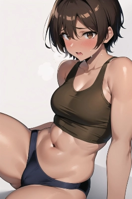 褐色肌女子