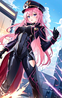 pink hair