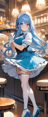 夜のウエイトレスさん