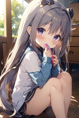 銀髪少女☆