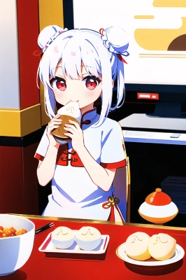 少女チャイナドレスのサムネイル