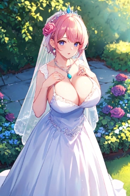 女の子 ，ウェディングドレス