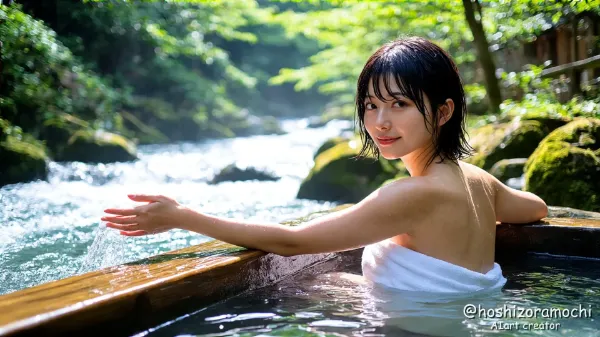 渓流の歌声と戯れる午後