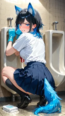 🐺 トイレクイックルの日 〜アタシは狼だ！ 掃除係じゃねぇ！〜🐺🧽